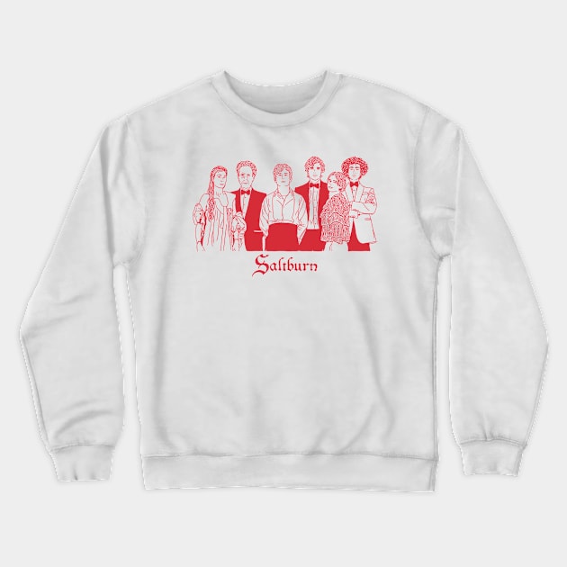 Saltburn Simple Drawing Crewneck Sweatshirt by RansomNote